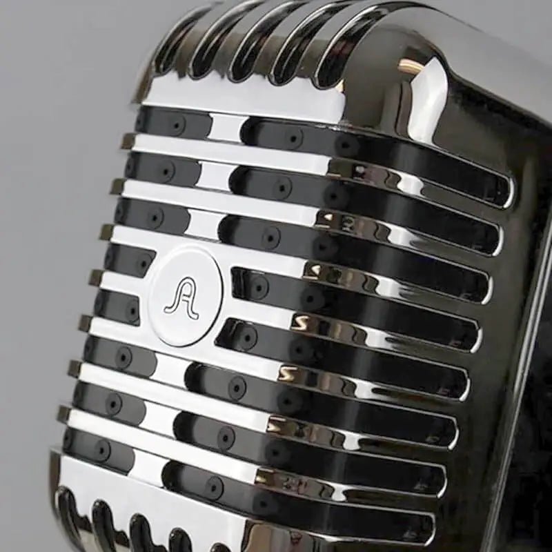 🎙️ StarDouche™ Le pommeau microphone au look des micros vintages années 50 pour chanter sous la douche comme une star ! - Ma boutique