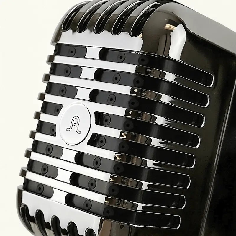 🎙️ StarDouche™ Le pommeau microphone au look des micros vintages années 50 pour chanter sous la douche comme une star ! - Ma boutique