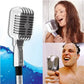 🎙️ StarDouche™ Le pommeau microphone au look des micros vintages années 50 pour chanter sous la douche comme une star ! - Ma boutique